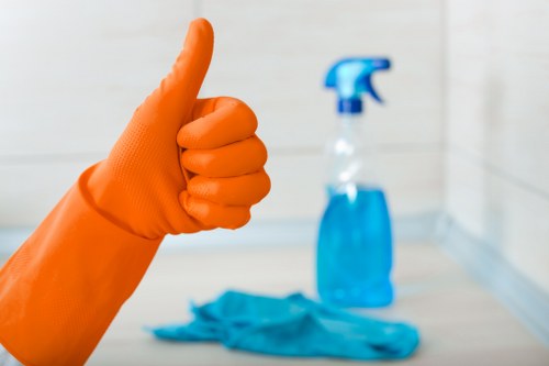 Detailed cleaning of elegant South Kensington property surfaces