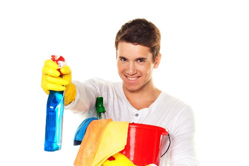 Cleaning supplies used for end of tenancy cleaning